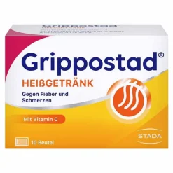 Grippostad Heißgetränk bei Schmerzen und Fieber , 10 St