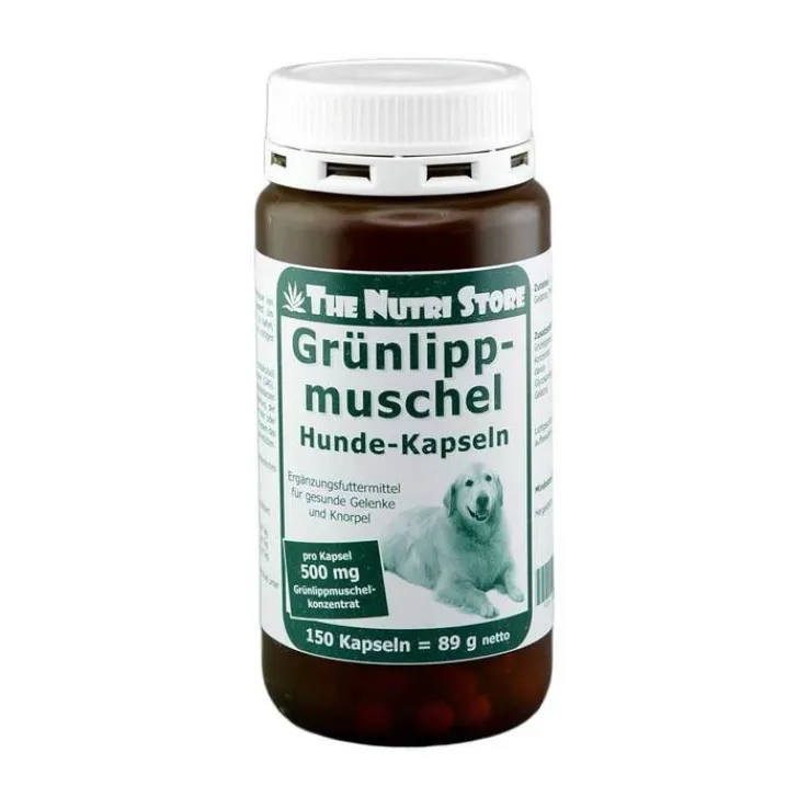 Grünlippmuschel 500 mg für Hunde Kapseln, 150 St