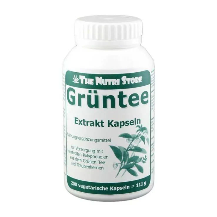 Grüntee Extrakt Kapseln, 200 St