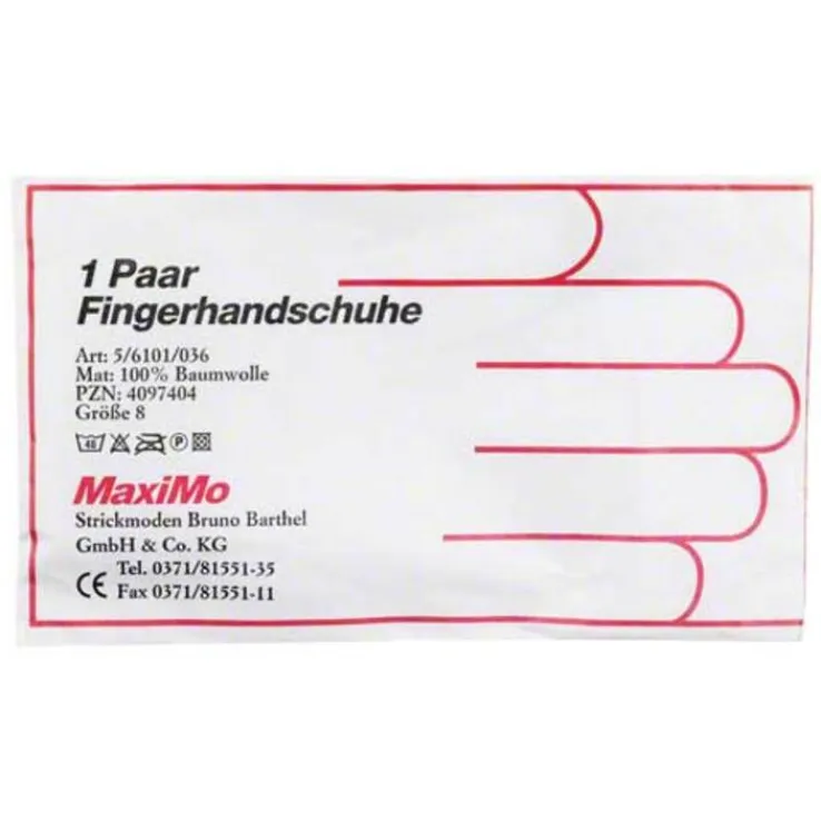 Handschuhe Baumwolle Größe 8 Überlänge, 2 St