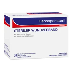 Hansapor steril Wundverband 6x7 cm, 25 St