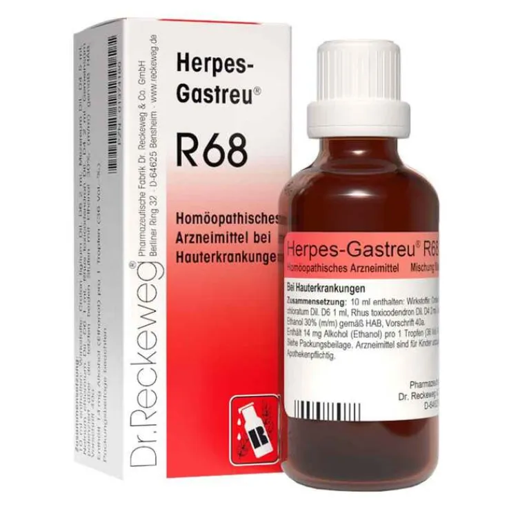 Herpes-Gastreu R68 Tropfen zum Einnehmen, 22 ml