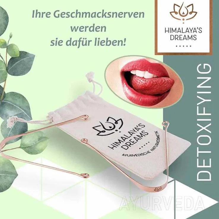 Himalayas Dreams Ayurveda Zungenreiniger 2er Set, 1 P
