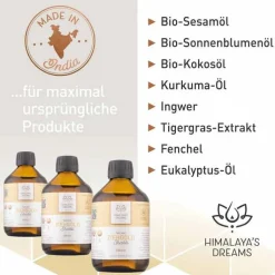 Himalayas Dreams Ayurveda Ziehgold Shakti Öl, 250 ml