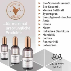 Himalayas Dreams Ayurveda Haaröl Bhringraj & Amla, 100 ml