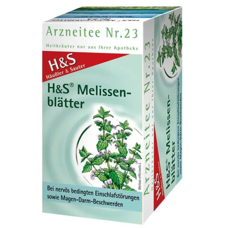 H&S Melissenblättertee Filterbeutel, 20X1.5 g