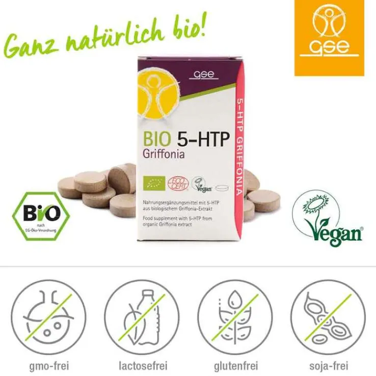 5-Htp Griffonia Tabletten Bio, 60 St