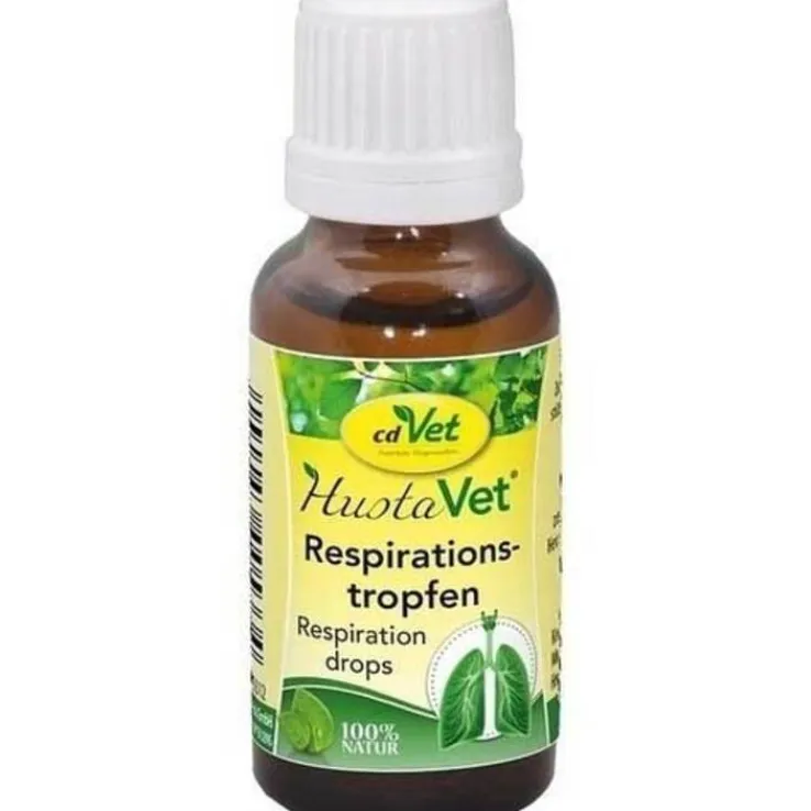 Hustavet Respirationstropfen vet. (für Tiere), 20 ml