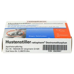 Hustenstiller Ratiopharm Dextromethorphan Kapseln, 10 St