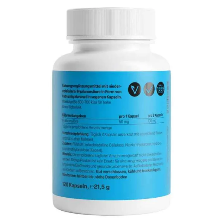Hyaluronsäure 50 mg Caps, 120 St