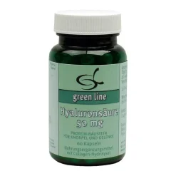 Hyaluronsäure 50 mg Kapseln - green line, 60 St
