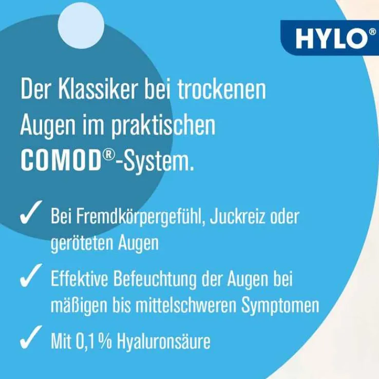 HYLO COMOD Augentropfen , 10 ml