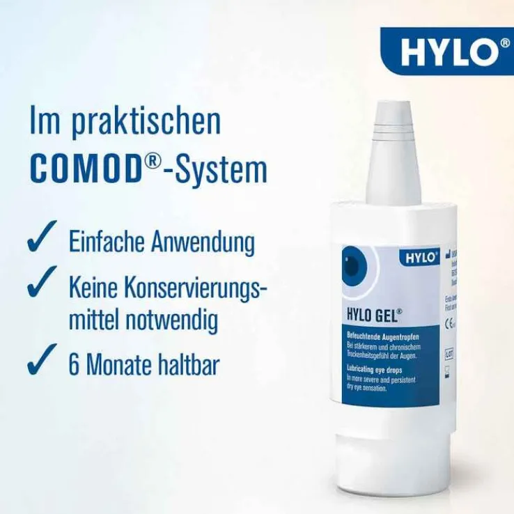 HYLO GEL Augentropfen, 2x 2x10 ml
