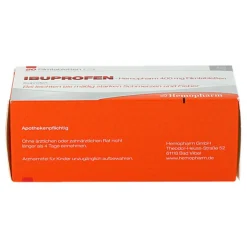 Ibuprofen Hemopharm 400 mg Filmtabletten, 50 St