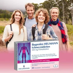 Ibuprofen HEUMANN Schmerztabletten 400 mg, 30 St