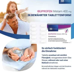 IBUPROFEN IMstam 400 mg Filmtabletten, 20 St