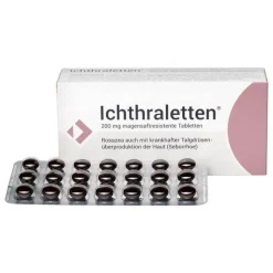 Ichthraletten® 200 mg Tabletten bei Rosazea, 84 St