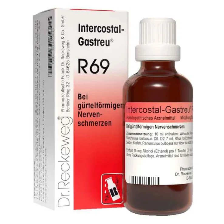 Intercostal-Gastreu R69 Tropfen zum Einnehmen, 50 ml
