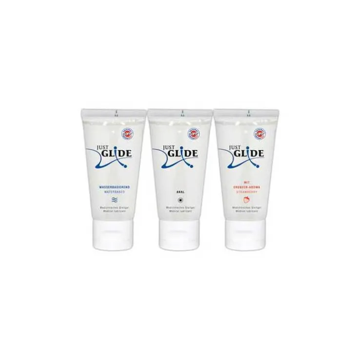 Just Glide med.Gleitgel Sortiert, 3X50 ml