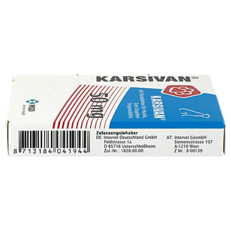 KARSIVAN® 50 mg Filmtabletten für Hunde, 60 St
