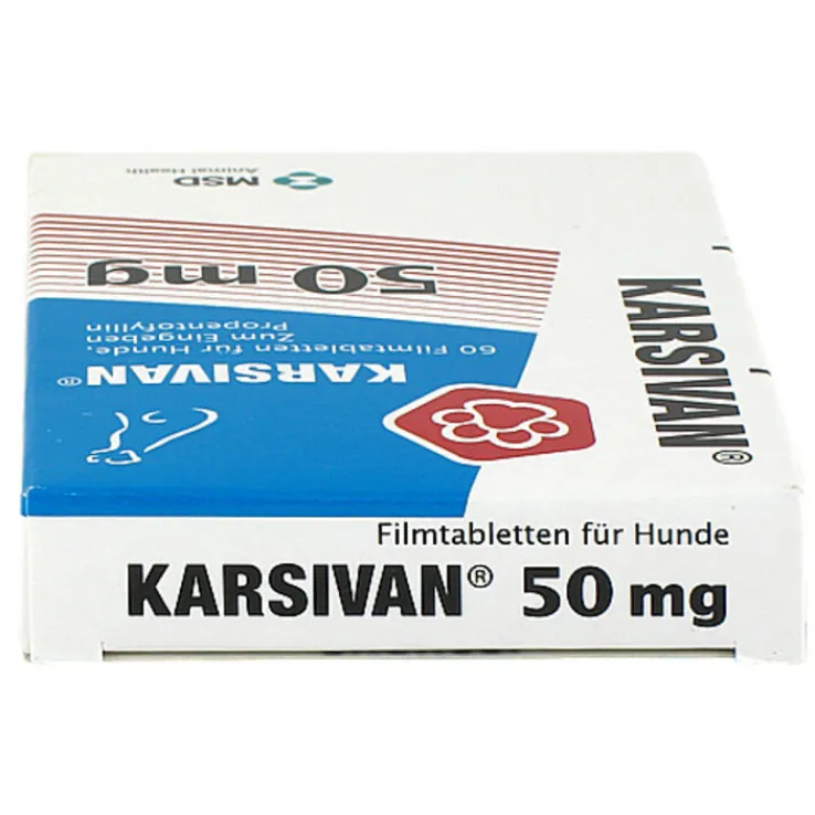KARSIVAN® 50 mg Filmtabletten für Hunde, 60 St