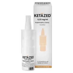 Ketazed 0,25 mg/ml Augentropfen Lösung, 1X10 ml