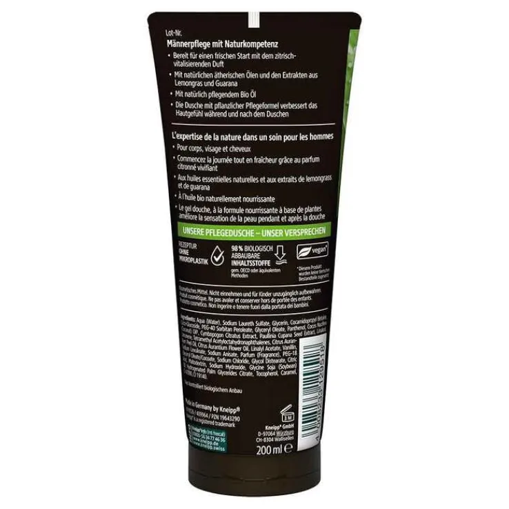Kneipp Men 3in1 Pflegedusche Startklar, 200 ml