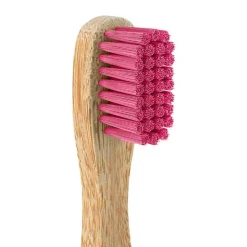 Öko Zahnbürste Bambus Borsten pink Nordics, 1 St