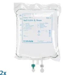 Kochsalzlösung 0,9% B.Braun Spüllösung Ecob.Click, 2X5000 ml