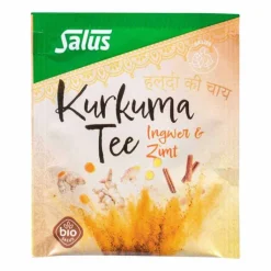 Kurkuma Tee Ingwer & Zimt Bio Salus Filterbeutel, 15 St