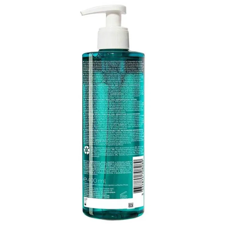La Roche Posay Effaclar Mikro-Peeling Reinigungsgel, 400 ml