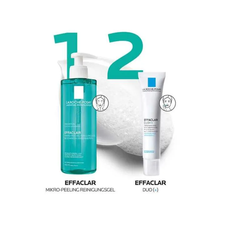 La Roche Posay Effaclar Mikro-Peeling Reinigungsgel, 400 ml