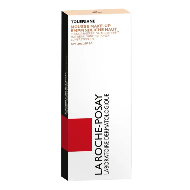 La Roche-Posay Toleriane Teint Mousse Make-up 02 Light Beige, 30 ml