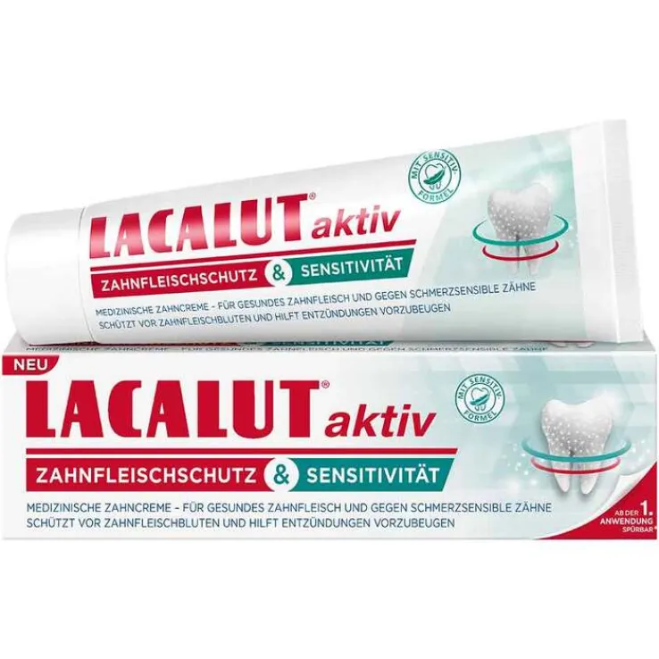 Lacalut aktiv Zahnfleischschutz & Sensitivität, 75 ml