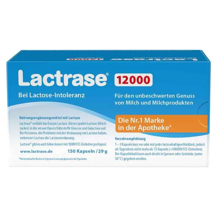 Lactrase 12.000 FCC Kapseln, 150 St