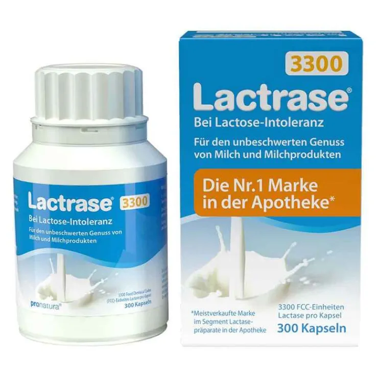 Lactrase 3.300 FCC Kapseln, 300 St