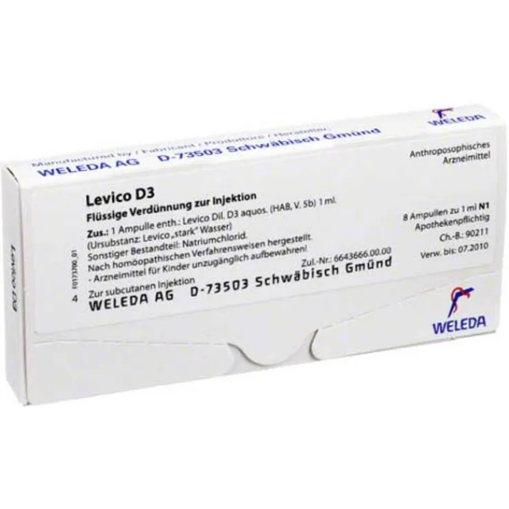 Levico D 3 Ampullen, 8X1 ml