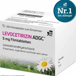 LEVOCETIRIZIN ADGC® 5 mg Filmtabletten, 100 St