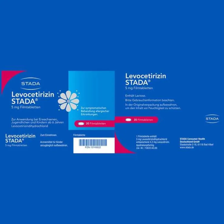 Levocetirizin STADA 5 mg Filmtabletten, 20 St