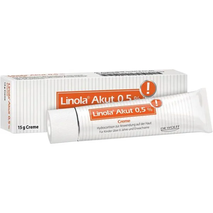 Linola® Akut 0,5% Hydrocortison Creme, 15 g