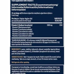 Liposomal Vitamin C 1000 mg Natriumascorbat Fle, 120 ml