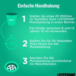 Listerine Clean & Fresh Mundspülung, 500 ml