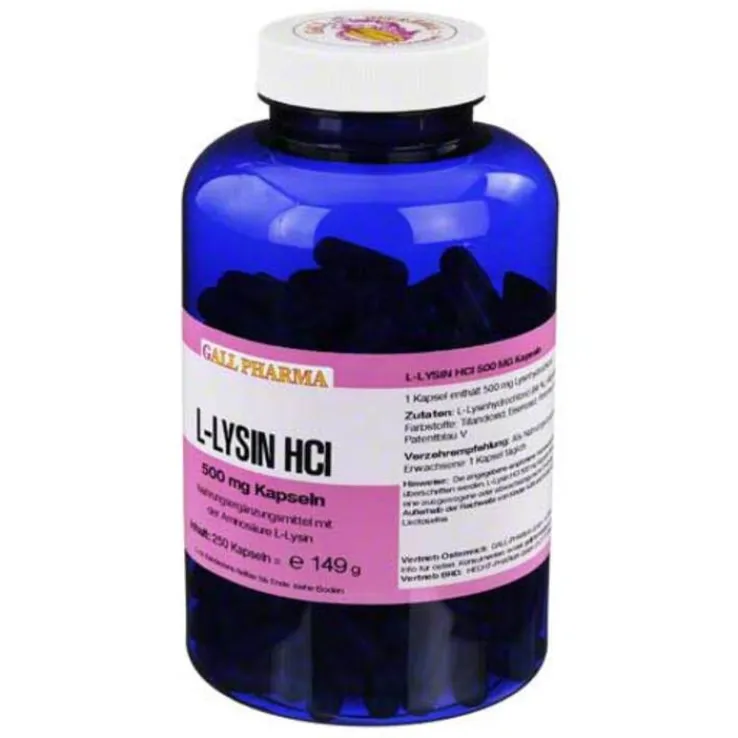 L-Lysin 500 mg GPH Kapseln, 250 St