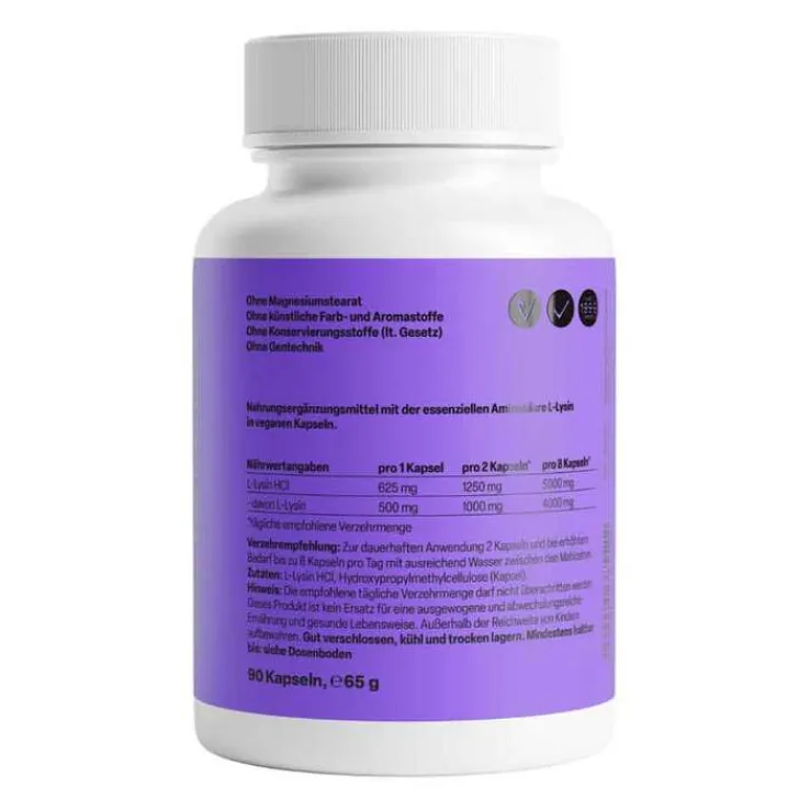 L-Lysin 500 mg Kapseln, 90 St