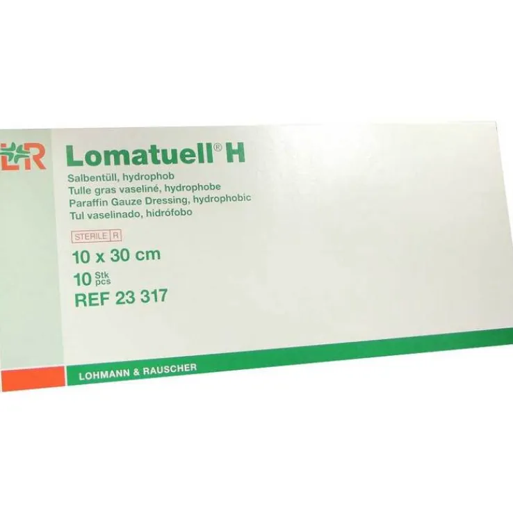 Lomatuell® H Salbentüll 10x30 cm, 10 St