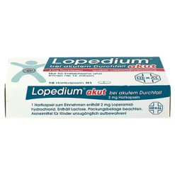Lopedium akut bei akutem Durchfall Hartkapseln, 10 St