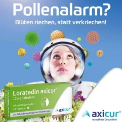 Loratadin axicur 10 mg Tabletten, 100 St