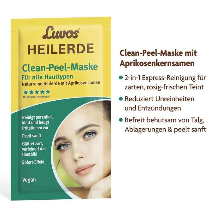 Luvos Heilerde Clean-Peel-Maske, 2X7.5 ml