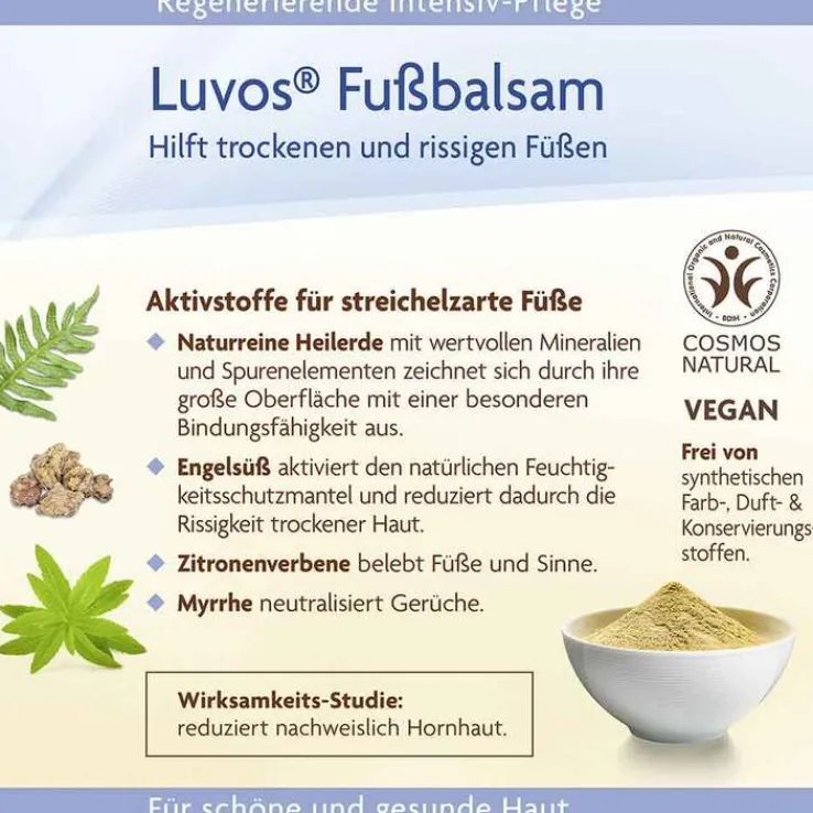 Luvos Heilerde Fußbalsam, 75 ml