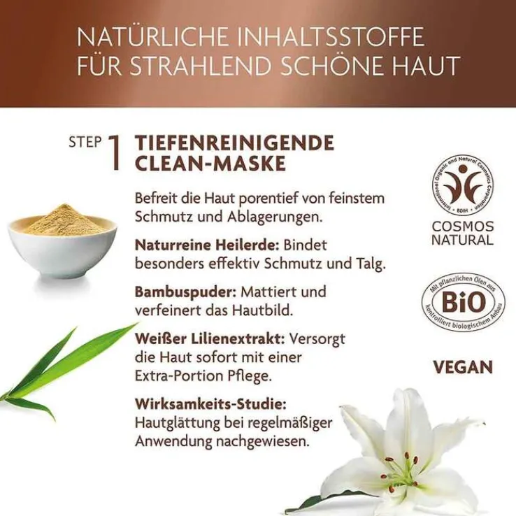 Luvos Heilerde Relax Booster & Clean Maske 2 + 7,5ml, 1 P